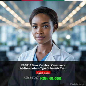 PDCD10 Gene Cerebral Cavernous Malformations Type 3 NGS Genetic DNA Test - KSh 56
