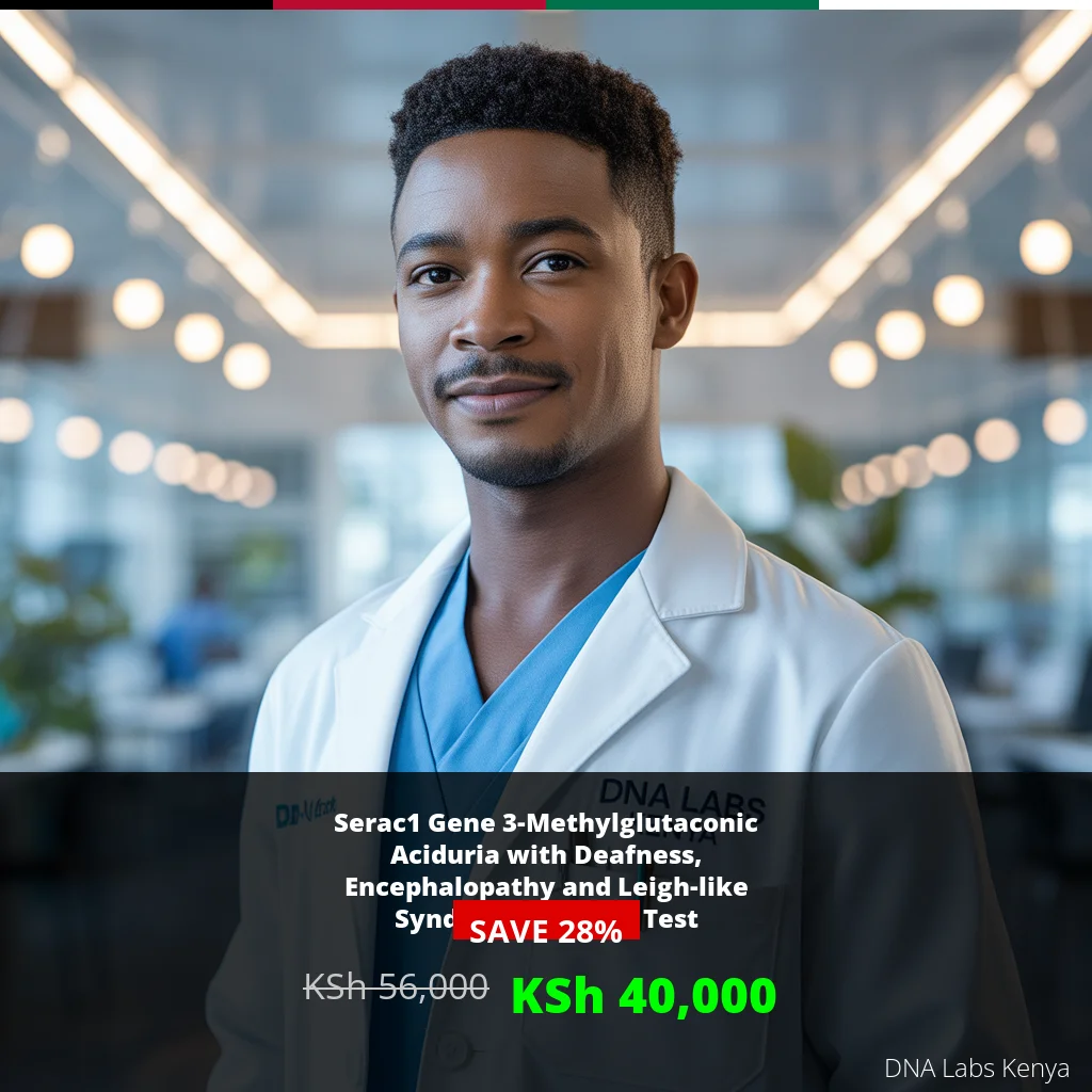 Serac1 Gene 3-Methylglutaconic Aciduria with Deafness Encephalopathy and Leigh-like Syndrome NGS Genetic DNA Test - KSh 40