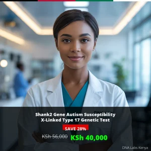Shank2 Gene Autism Susceptibility X-Linked Type 17 NGS Genetic DNA Test - KSh 56