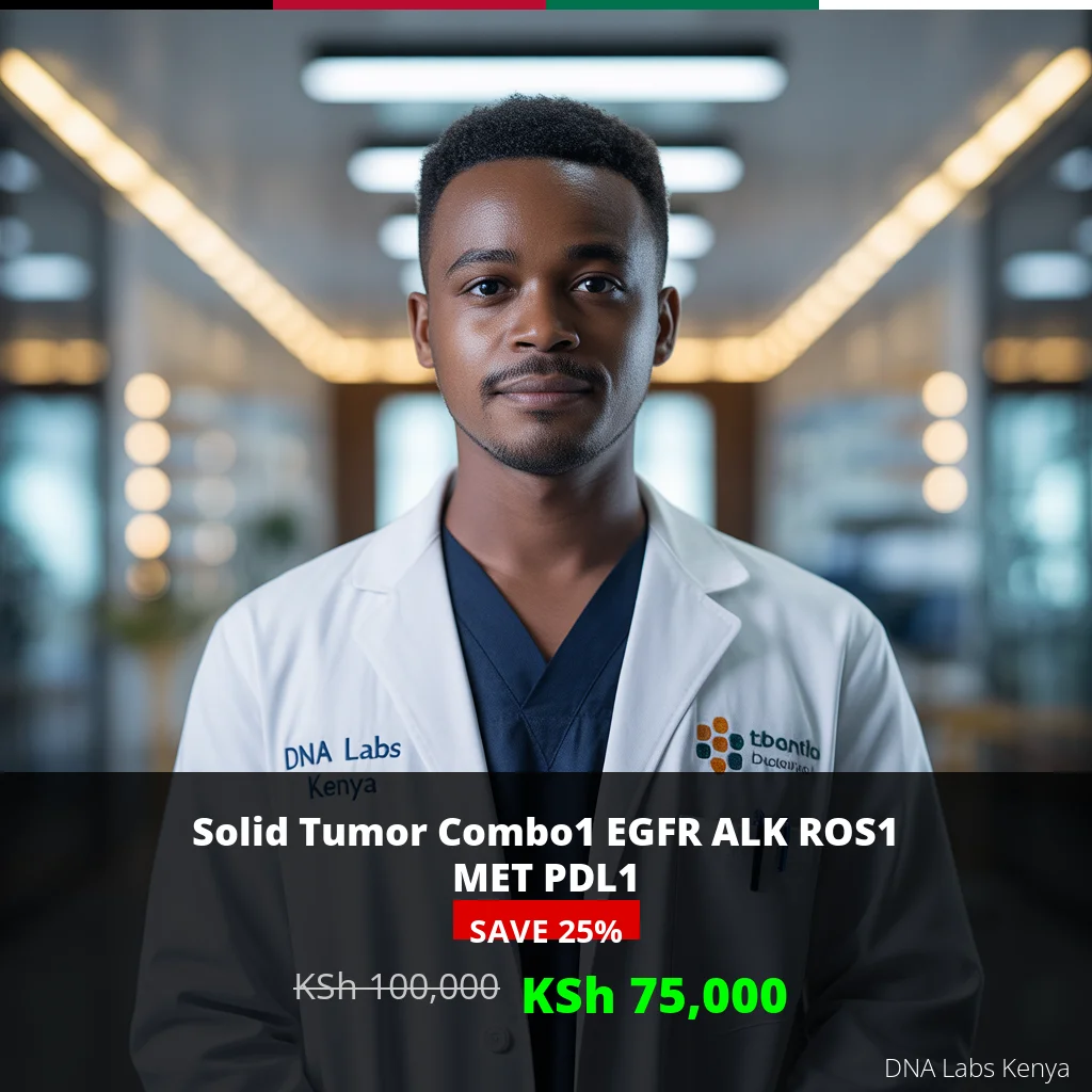 Solid Tumor Combo1 EGFR ALK ROS1 MET PDL1 Test in Kenya - KSh 75