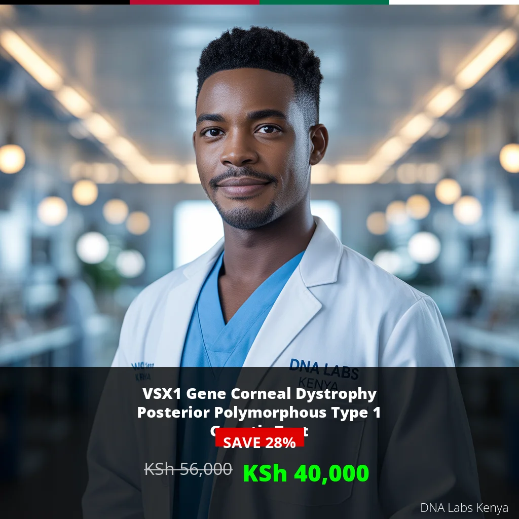 VSX1 Gene Corneal Dystrophy Posterior Polymorphous Type 1 NGS Genetic DNA Test - KSh 40