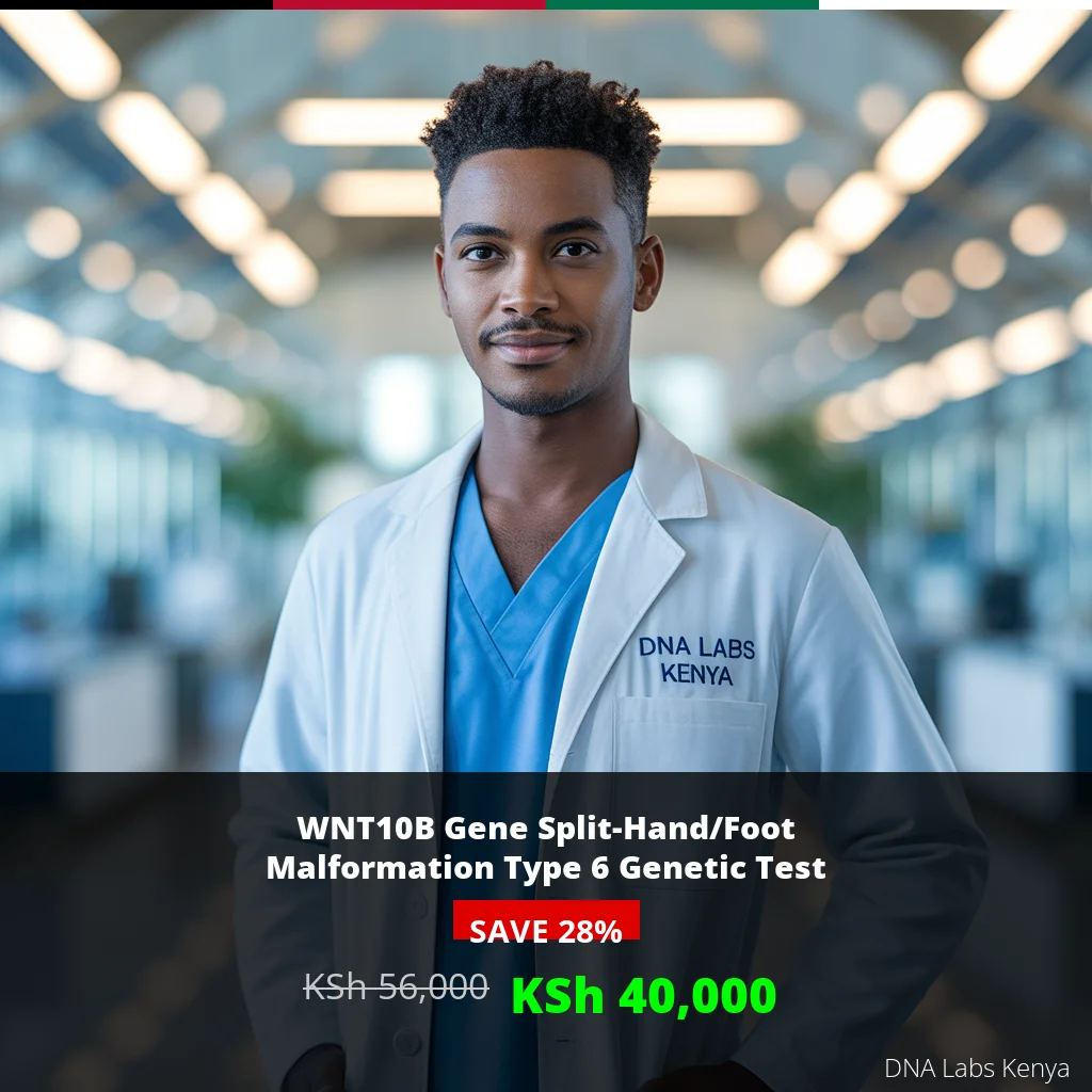 WNT10B Gene Split-Hand/Foot Malformation Type 6 NGS Genetic DNA Test - KSh 56