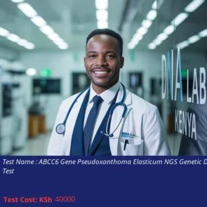 ABCC6 Gene Pseudoxanthoma Elasticum NGS Genetic DNA Test