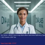 ABHD1 Gene Lung Alpha-Beta Hydrolase Deficiency Type 1 NGS Genetic DNA Test