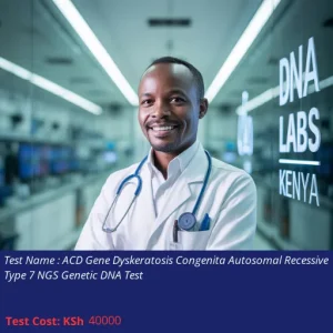 ACD Gene Dyskeratosis Congenita Autosomal Recessive Type 7 NGS Genetic DNA Test