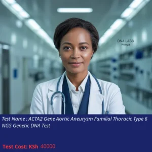 ACTA2 Gene Aortic Aneurysm Familial Thoracic Type 6 NGS Genetic DNA Test