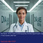 ACTC1 Gene Cardiomyopathy Familial Hypertrophic Type 11 NGS Genetic DNA Test