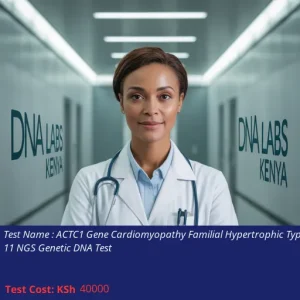ACTC1 Gene Cardiomyopathy Familial Hypertrophic Type 11 NGS Genetic DNA Test