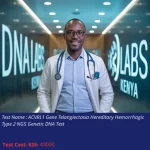 ACVRL1 Gene Telangiectasia Hereditary Hemorrhagic Type 2 NGS Genetic DNA Test
