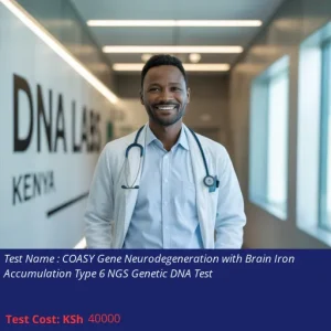 COASY Gene Neurodegeneration with Brain Iron Accumulation Type 6 NGS Genetic DNA Test