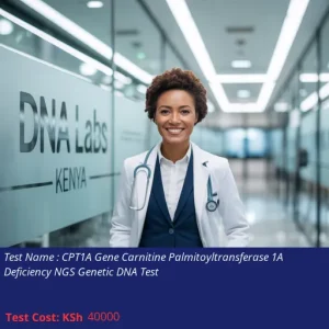 CPT1A Gene Carnitine Palmitoyltransferase 1A Deficiency NGS Genetic DNA Test