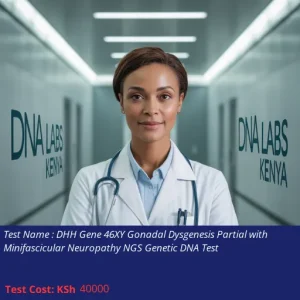 DHH Gene 46XY Gonadal Dysgenesis Partial with Minifascicular Neuropathy NGS Genetic DNA Test