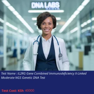 IL2RG Gene Combined Immunodeficiency X-Linked Moderate NGS Genetic DNA Test