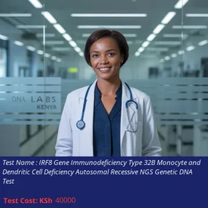 IRF8 Gene Immunodeficiency Type 32B Monocyte and Dendritic Cell Deficiency Autosomal Recessive NGS Genetic DNA Test