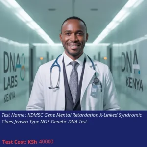 KDM5C Gene Mental Retardation X-Linked Syndromic Claes-Jensen Type NGS Genetic DNA Test