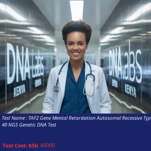 TAF2 Gene Mental Retardation Autosomal Recessive Type 40 NGS Genetic DNA Test