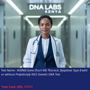 WDR60 Gene Short-Rib Thoracic Dysplasia Type 8 with or without Polydactyly NGS Genetic DNA Test
