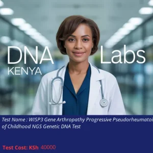 WISP3 Gene Arthropathy Progressive Pseudorheumatoid of Childhood NGS Genetic DNA Test