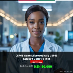 CEP63 Gene Microcephaly CEP63 Related NGS Genetic DNA Test - 40000 KSh in Kenya