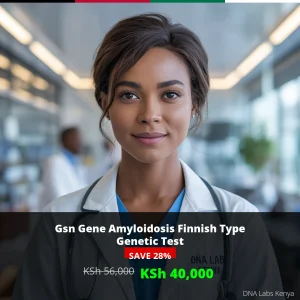 GSN Gene Amyloidosis Finnish Type NGS Genetic DNA Test - 40