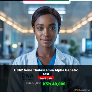 HBA2 Gene Thalassemia Alpha NGS Genetic DNA Test - Affordable at 40
