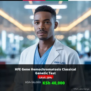 HFE Gene Hemochromatosis Classical NGS Genetic DNA Test - 40