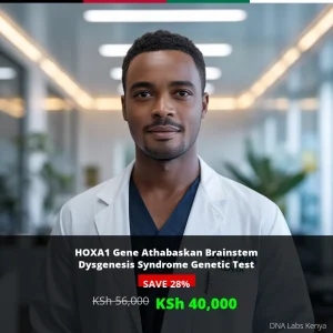HOXA1 Gene Athabaskan Brainstem Dysgenesis Syndrome NGS Genetic DNA Test - KSh 40