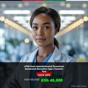LFNG Gene Spondylocostal Dysostosis Autosomal Recessive Type 3 NGS Genetic DNA Test - KSh 56