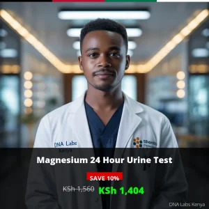 Magnesium 24 Hour Urine Test in Kenya - KSh 1560 | DNA Labs Kenya