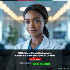 MEF2C Gene Mental Retardation Autosomal Dominant Type 20 NGS Genetic DNA Test - KSh 40