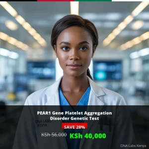 PEAR1 Gene Platelet Aggregation Disorder NGS Genetic DNA Test in Kenya - KSh 56