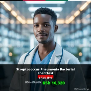 Streptococcus Pneumonia Bacterial Load Test - KSh 19200 in Kenya | DNA Labs Kenya